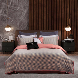 Постельное белье 2 спальное евро Sharmes Delorm бежевое/золотое