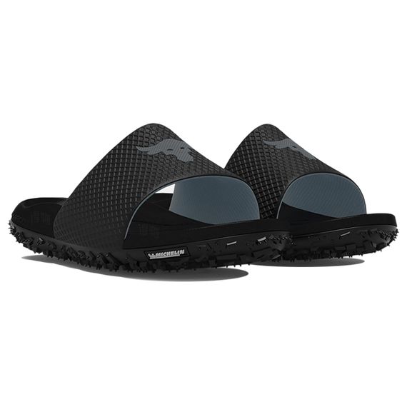 Under Armour Project Rock Slides 'Black Pitch Grey'