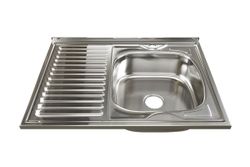 Мойка накладная 60*80*0,6/160 правая вып. 3 1/2