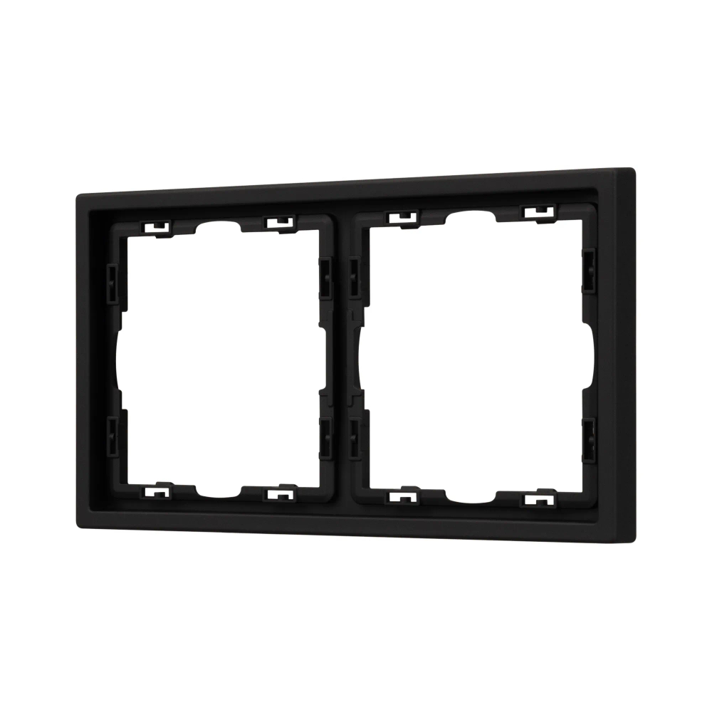 Рамка пластиковая FRM-NOBE-SFPL-2-BK (Arlight, -) 054216