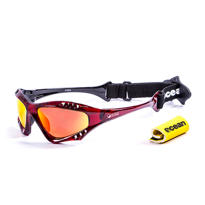 Спортивные очки OCEAN Australia Transparent Red / Revo Orange Polarized lenses
