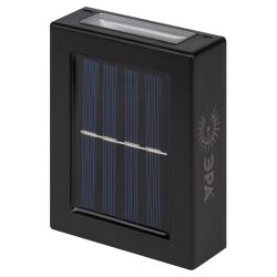 Светильник уличный ЭРА ERAFS024-02 на солнечной батарее настенный Практик 2 LED | Садовые фасадные светильники