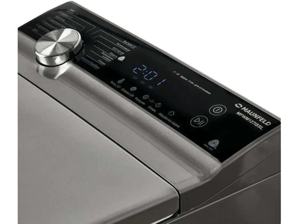 Стиральная машина с вертикальной загрузкой Maunfeld MFWM127ISSL
