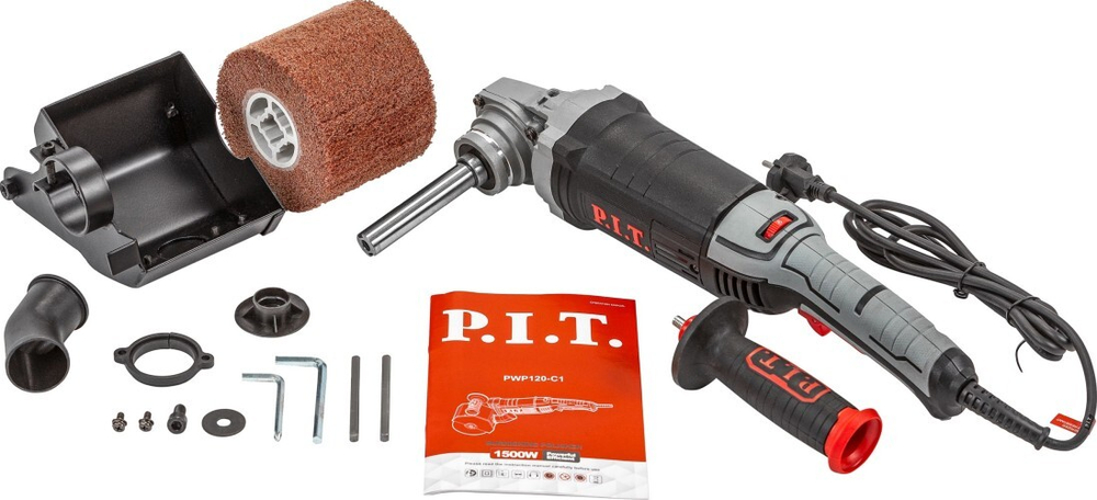Шлифмашина щеточная сетевая P.I.T. PWP120-C1