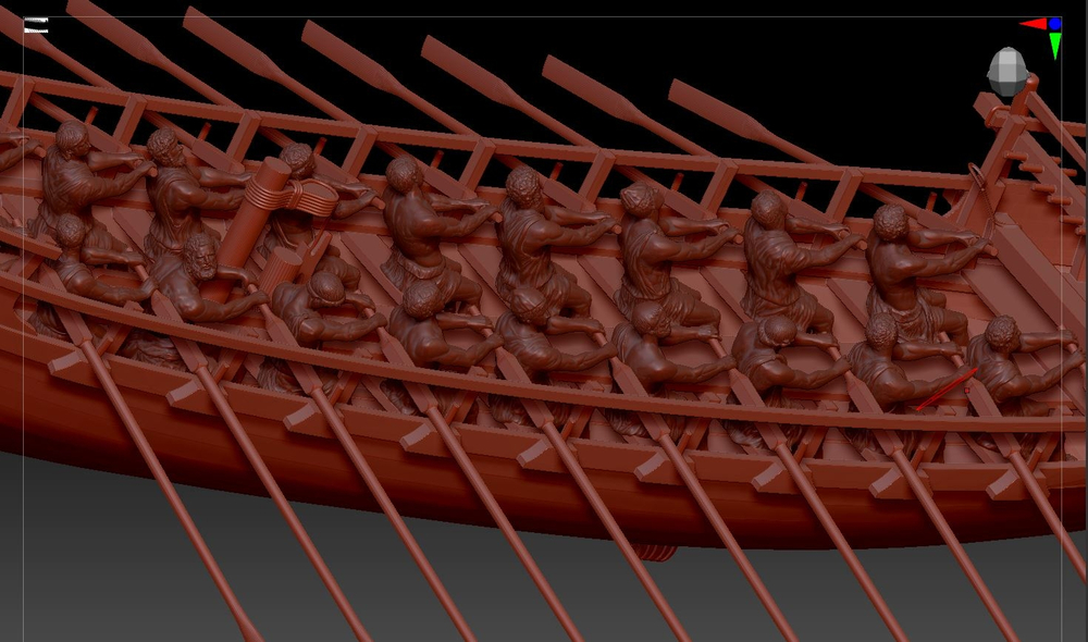 ПРЕДЗАКАЗ Гребцы греческой униремы Арго 1:72