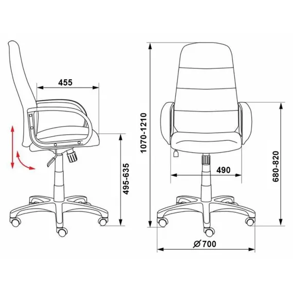 Кресло руководителя  Бюрократ, черный,  экокожа/сетка, CH-808AXSN/LBL+TW-11