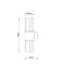 Уличный настенный светильник Arte Lamp Seginus A6515AL-2BK