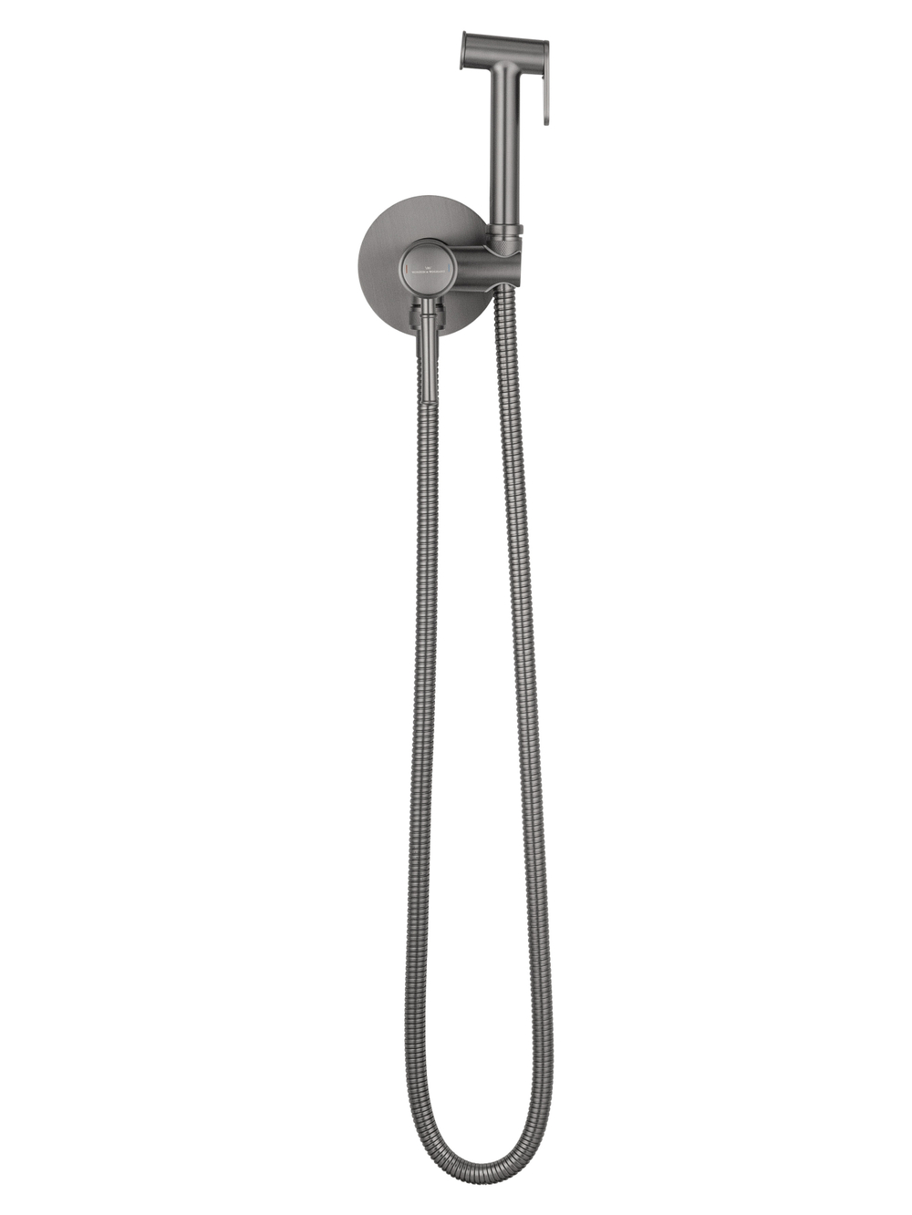 Смеситель с гигиеническим душем встраиваемый WONZON & WOGHAND TOR, Темный графит (WW-88829073-BGM)