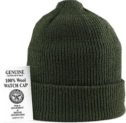 Шапка - GENUINE Watch Cap Wool (оливковая)