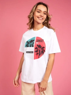 Футболка с принтом california надпись калифорния