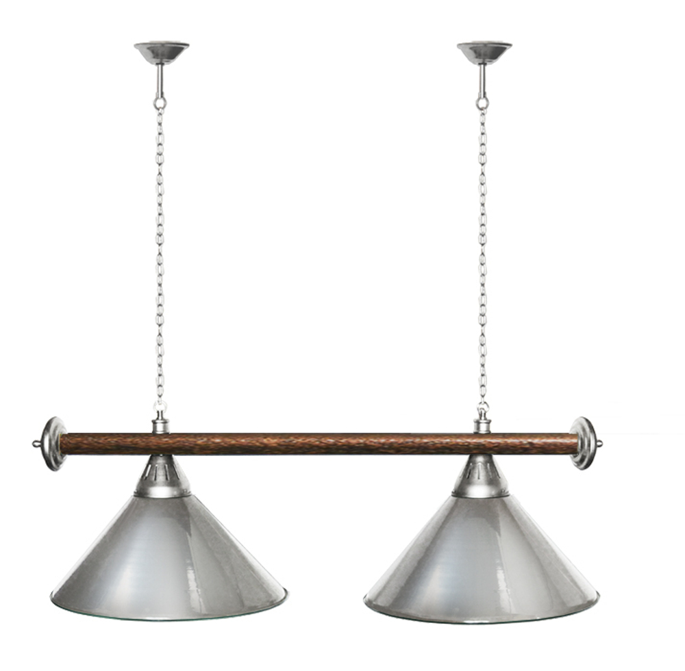 Лампа STARTBILLIARDS 2 пл. (плафоны золотые,штанга золотая,фурнитура золото)