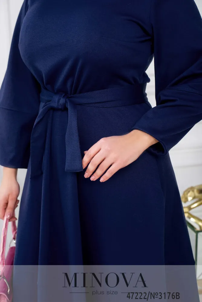 Платье 3176B-Синий Minova