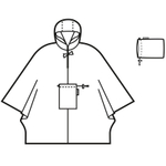 Дождевик mini maxi black