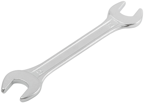 63483 Ключ рожковый "Хард" , хромированное покрытие 14х15 мм FIT