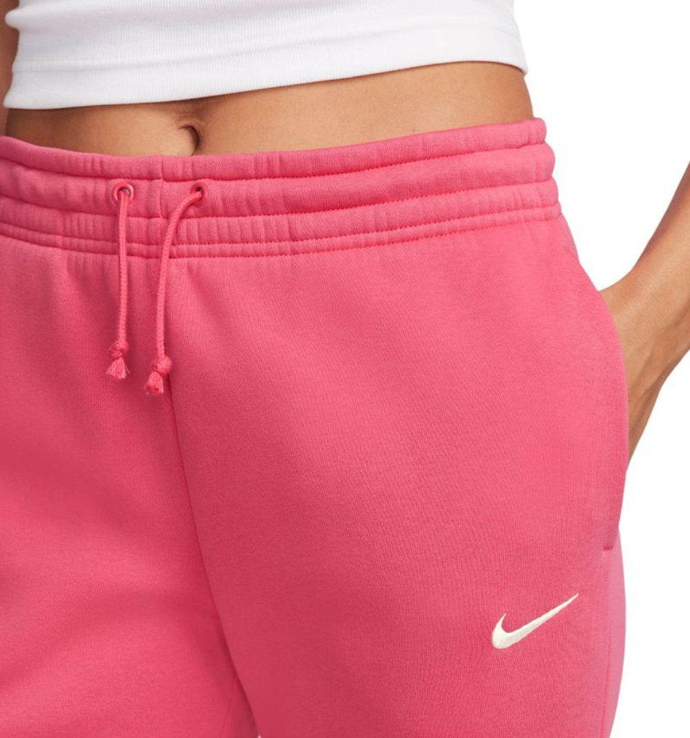 Женские теннисные брюки Nike Sportswear Phoenix Fleece Pant - Розовый