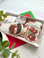 Имбирные пряники на 8 марта вкусный подарок