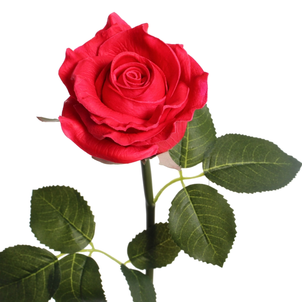 Цветок искусственный «Natur» 50см Роза фуксия