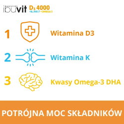 Ибувит D3 4000 + K2 MK-7 Омега 3 - 30 капсул