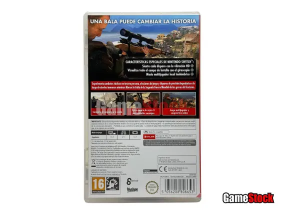 Sniper Elite 4 (Nintendo Switch, Русские субтитры, Б/У)