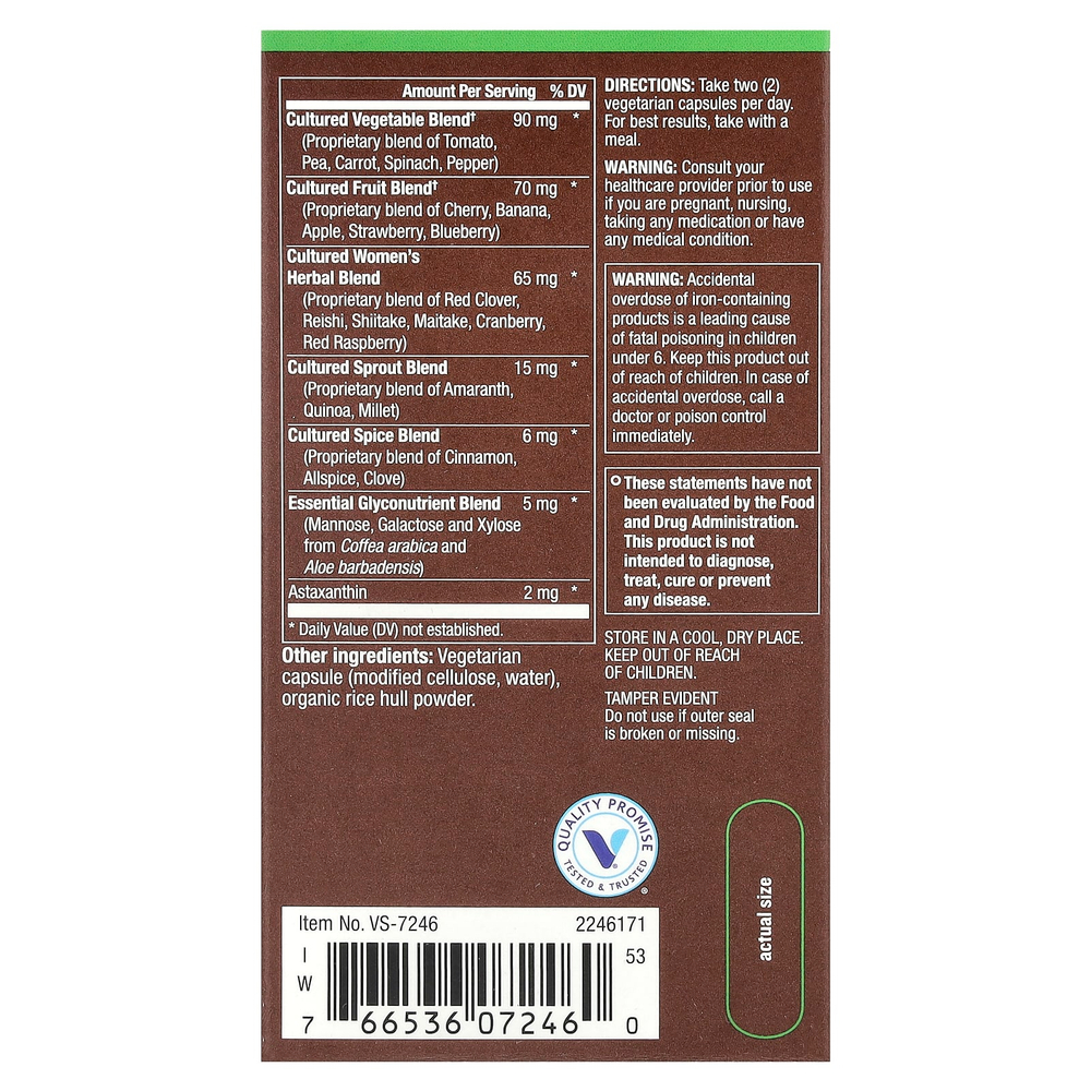 Plnt, Мультивитамины для женщин старше 50 лет, 60 вегетарианских капсул