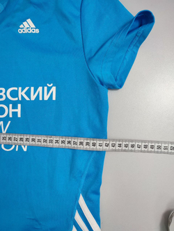 Футболка Adidas голубая 42 размер