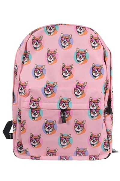 Рюкзак молодежный "Корги" 40*30*17см, 1 отд., карман, боковые карманы