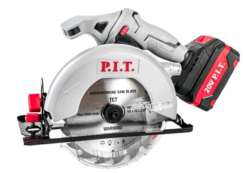 ЕАС Пила циркулярная АККУМ. PKS20H-165A/1(20В,диск 165мм,пропил 52мм, 4300об/мин,1АКБLi-Ion 4Ач ЗУ)