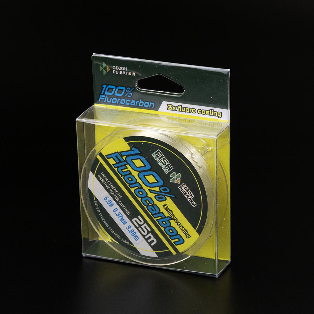 Леска Fish Season 100% Fluorocarbon 25м (прозрачная)