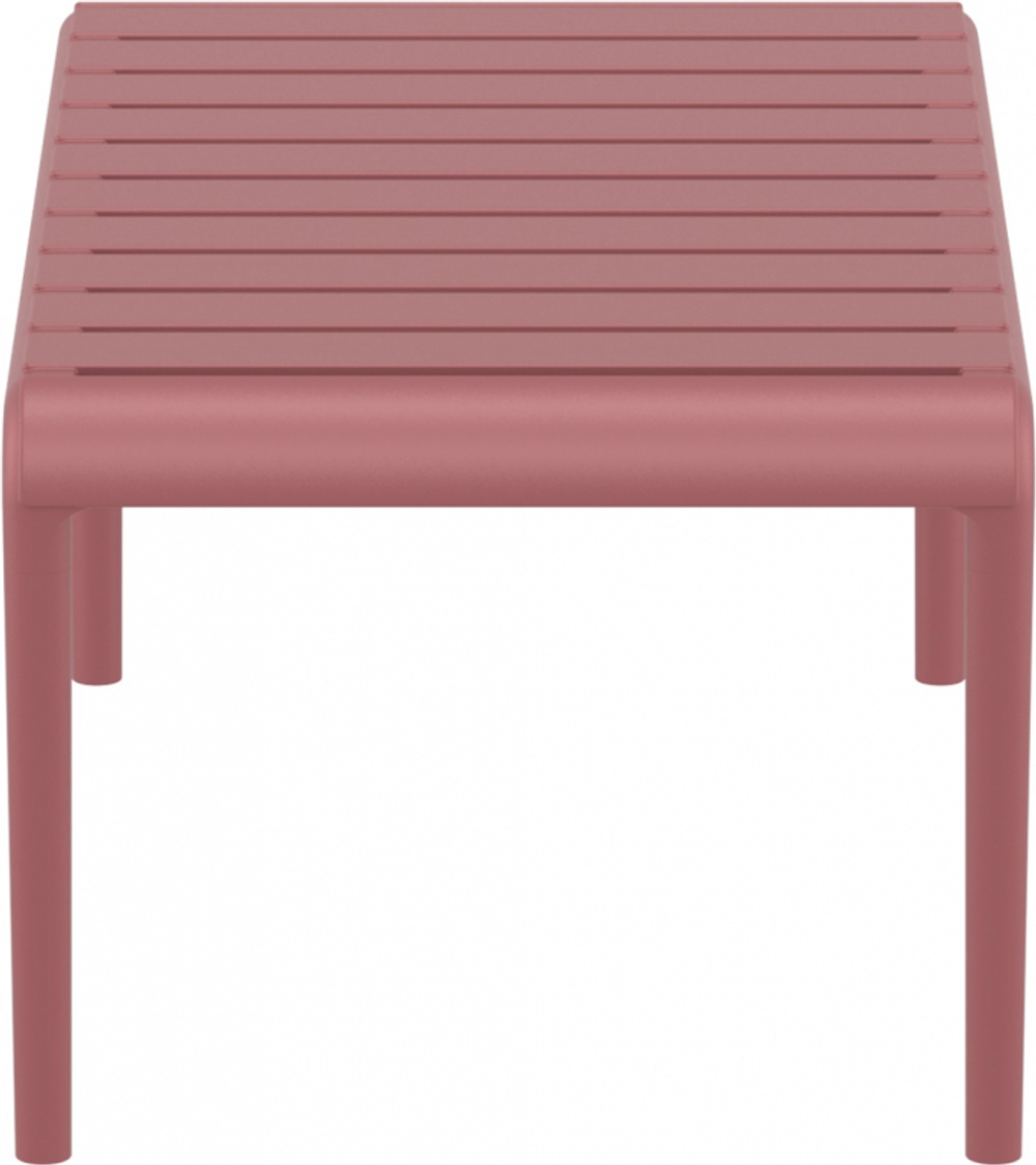 Столик пластиковый журнальный Siesta Contract Paris Lounge Table, марсала