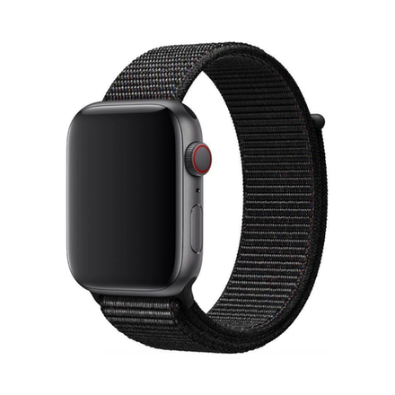 Нейлоновый ремешок Apple Watch, 38/40/41, S/M, M/L, черный