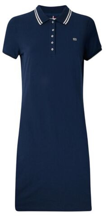 Теннисное платье Tommy Hilfiger Sportify Femmine Regular Polo - небесный