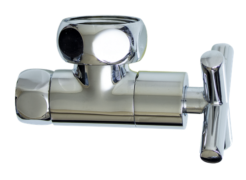 Кран для ПС УГЛОВОЙ  1/2г х 1"г КРЕСТ ViEiR