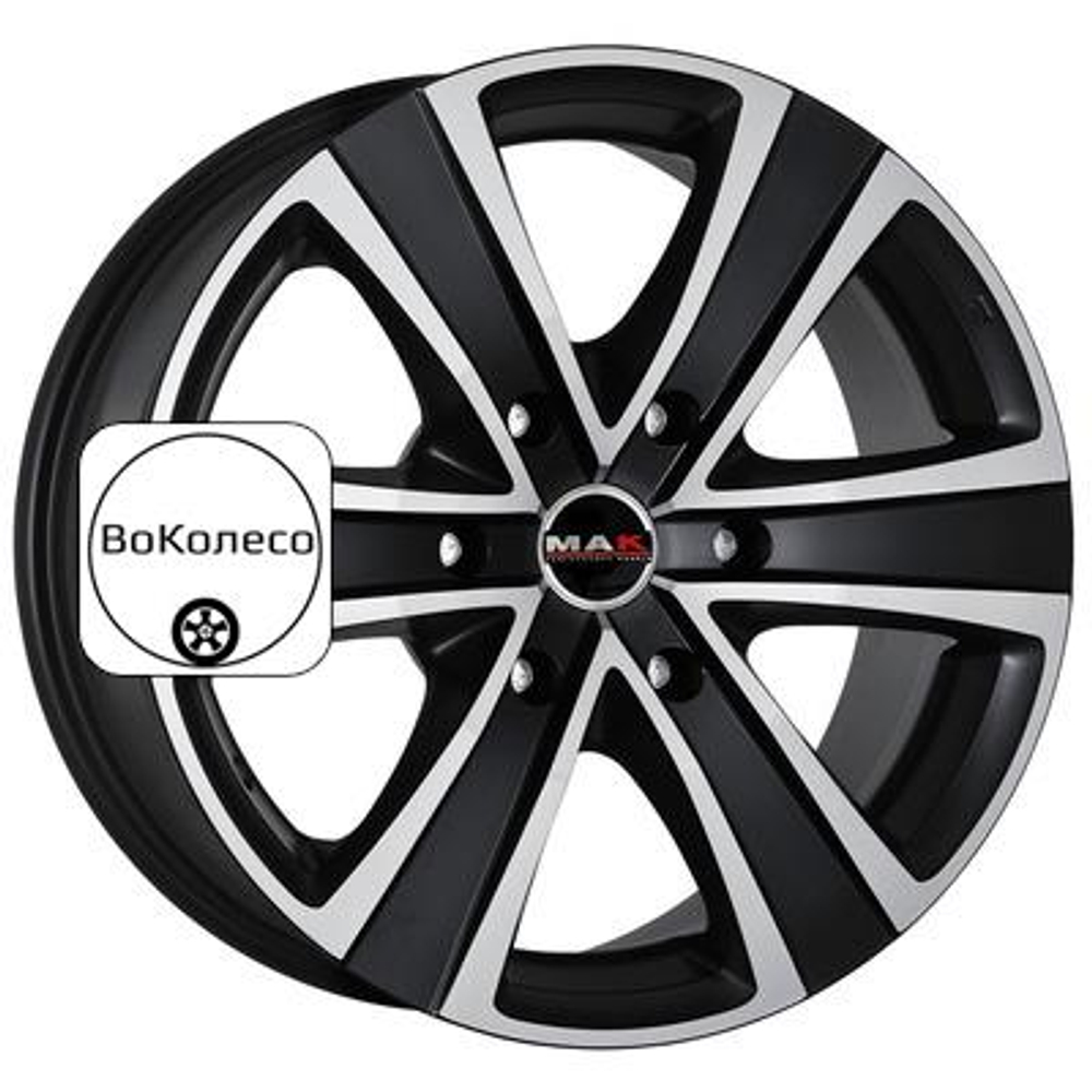 7,5x18/5x114,3 ET38 D66,1 Stone 5 Black mirror MAK