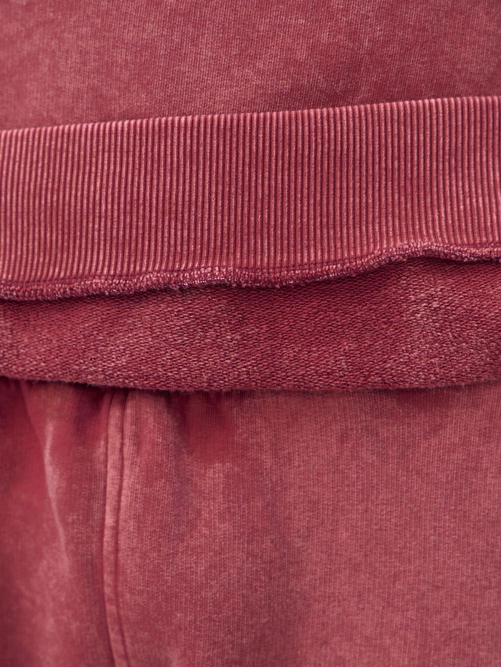 Cвитшот garment dyed (бордовый)