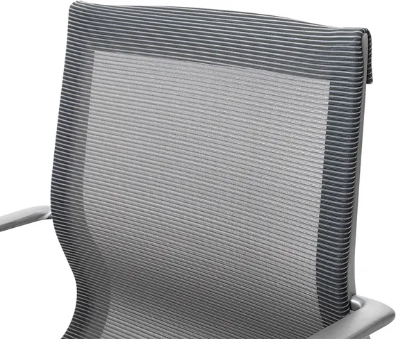 Офисное кресло Mercury LB, серая сетка, матовый алюминий