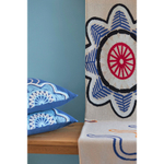 Плед из хлопка по мотивам эвенских орнаментов из коллекции cultural heritage, 130х180 см