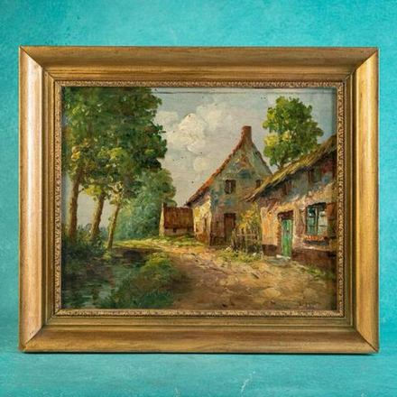 Винтажная картина «Летний день»