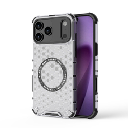 Прозрачный чехол Honeycomb Magnetic Case для iPhone 17 Pro Max