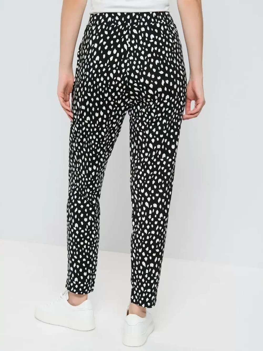 Брюки домашние широкие на резинке