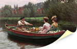 "Ярмарочный день", Лейтон Э., картина для интерьера (репродукция)