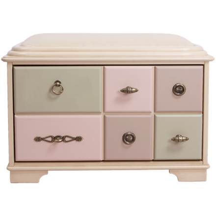 Банкетка Пандора 1 с обувницей Акварель