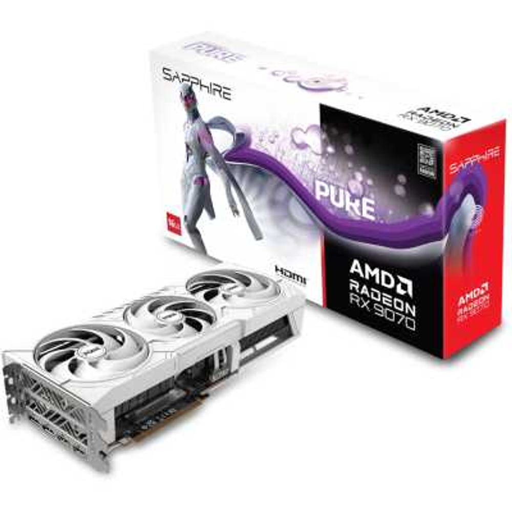 Видеокарта Sapphire AMD Radeon RX 9070 Pure OC 16Gb 11349-02-20G