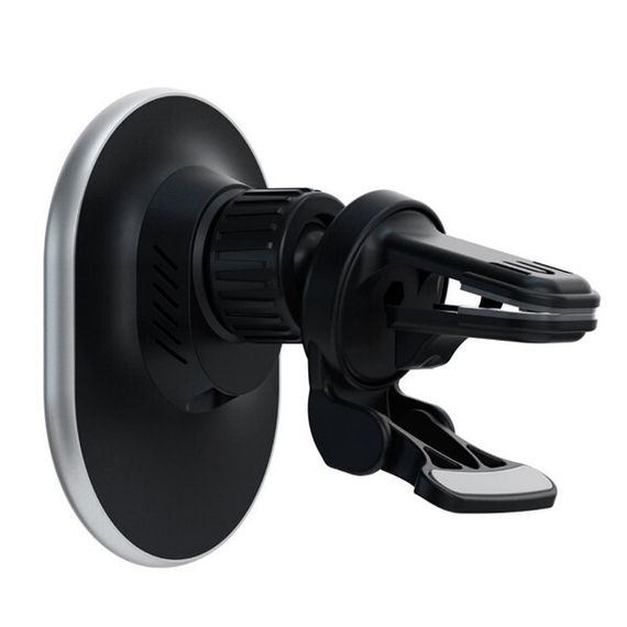 Автомобильный держатель Satechi Magnetic Wireless Car Charger, серый космос (ST-MCMWCM)