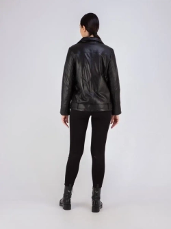 Куртка кожаная из натуральной кожи утепленная