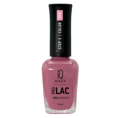 IQ Beauty Лак для ногтей укрепляющий с биокерамикой 018 , 12,5 мл