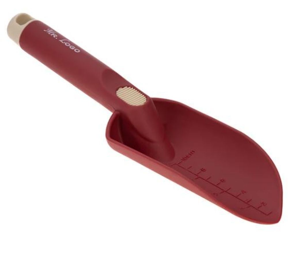 Совок садовый посадочный с мерной шкалой пластиковый  (РА+GF)    Mr.Logo /17571