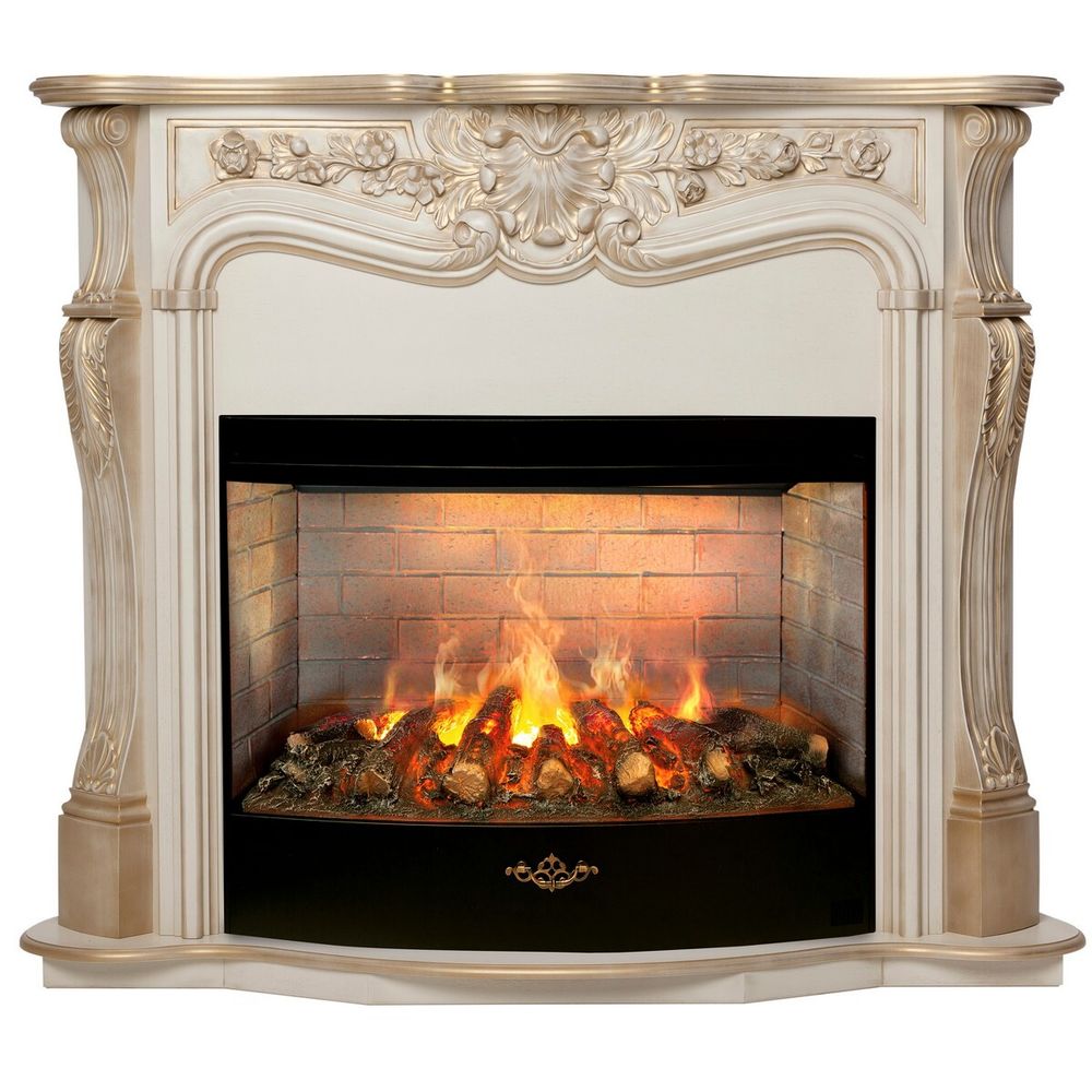 Электрокамин RealFlame Ellada 33 WT с очагом 3D Firestar 33