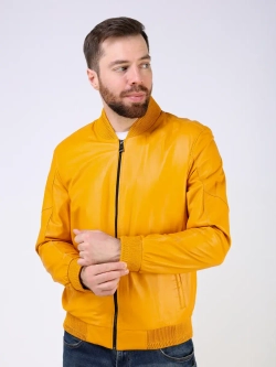 Кожаная куртка демисезонная Турция бомбер