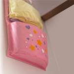 Кармашки для детского сада, на липучке. Единорог с объёмной гривой