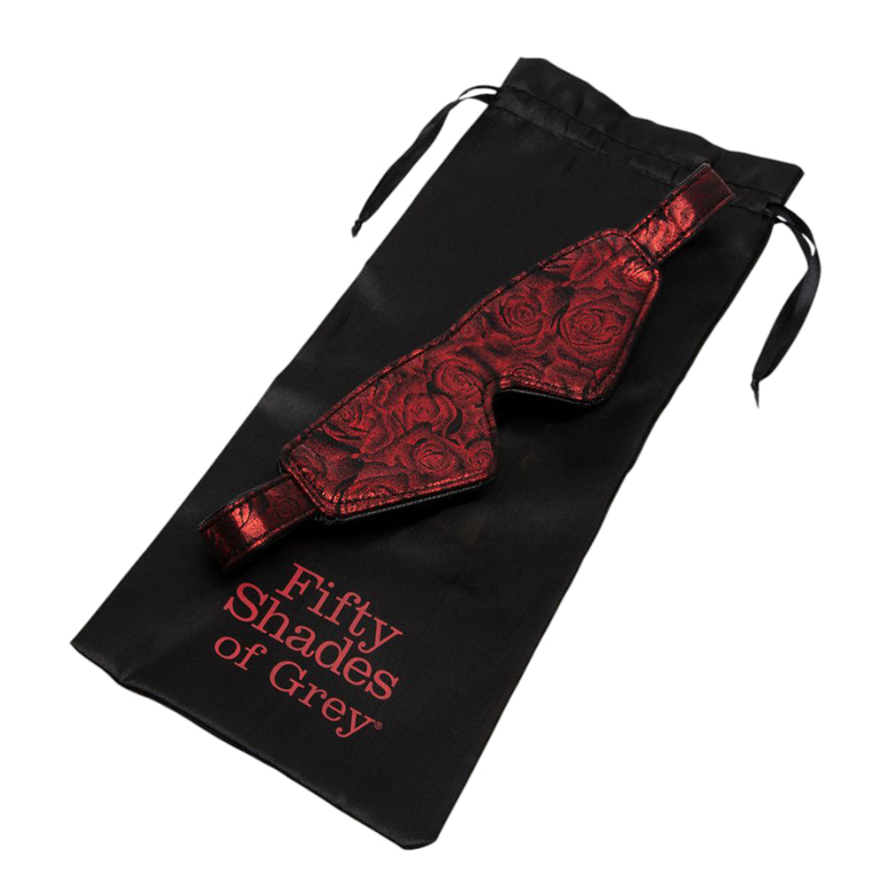 Двусторонняя маска Fifty Shades of Grey Sweet Anticipation Reversible Faux Leather Blindfold